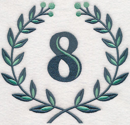 Laurel Number 8 - 7 Inch - Image 5