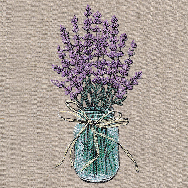 Lavender Canning Jar Bouquet - Image 5