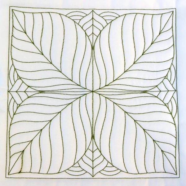 Leaf Pattern Quilting Square (Double Run) - Image 6