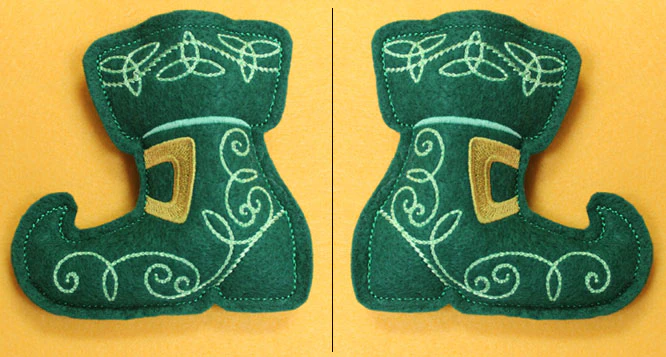 Leprechaun Boots (In-the-Hoop) - Image 4