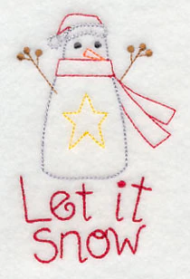 Let It Snow Snowman (Vintage) - Image 3
