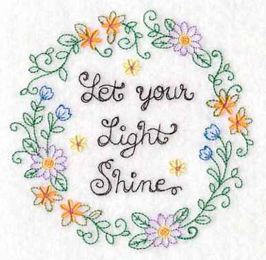 Let Your Light Shine Wreath (Vintage) - Image 4