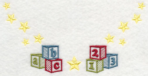 Letter Blocks Neckline (V-Neck) - Image 2