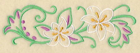 Lily Filigree Border - Image 4