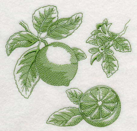 Lime Botanical (Toile) - Image 3