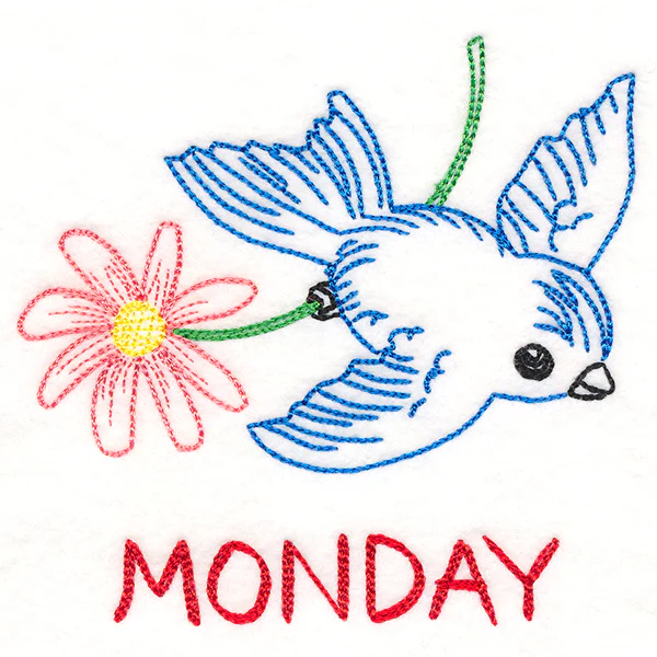 Little Bird on Monday (Vintage)