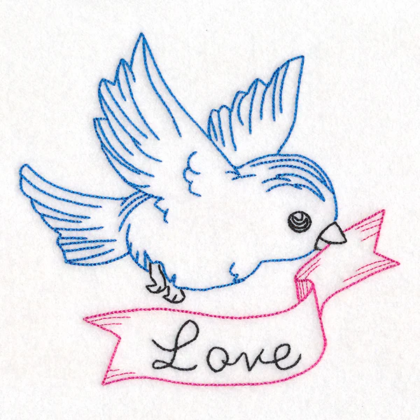 Little Bird with Love Banner (Vintage) - Image 4