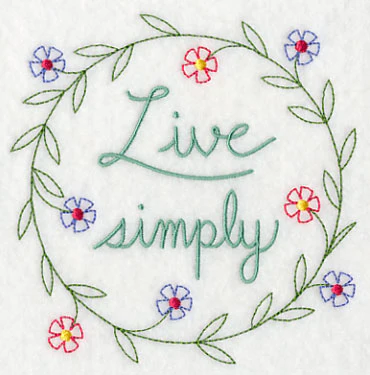 Live Simply Wreath - Image 4