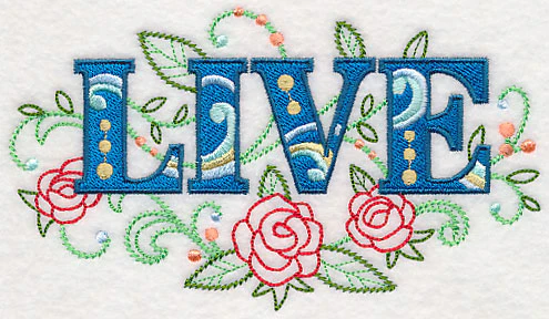 Live with Vintage Flower Fade - Image 2