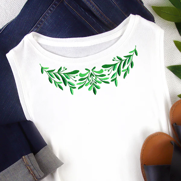 Lively Botanical Neckline - Image 2