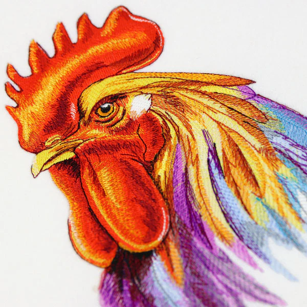 Lively Rooster in Watercolor - Image 4