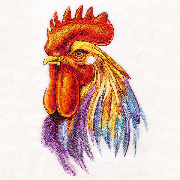 Lively Rooster in Watercolor - Image 9
