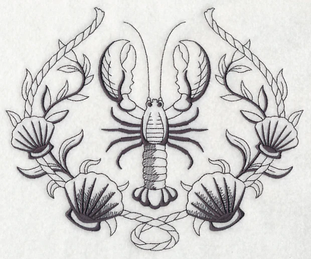 Lobster and Seashell Laurel - Image 4