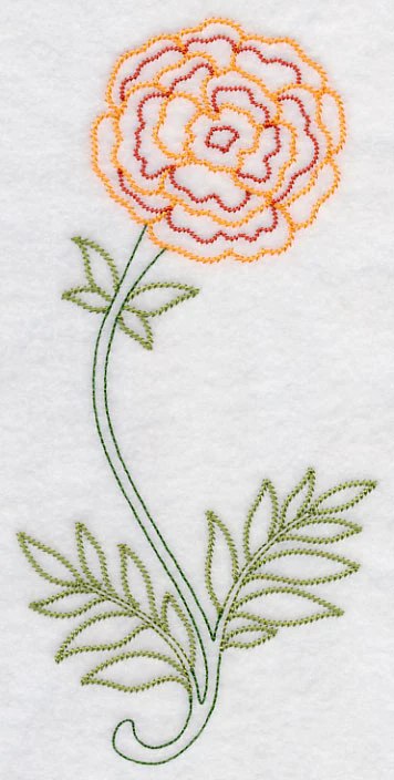 Long Stemmed Marigold (Vintage) - Image 5