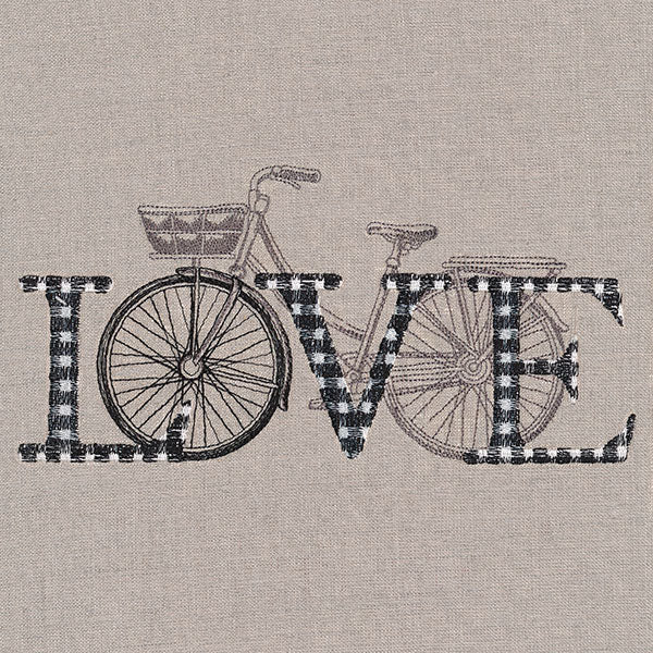 Love in Gingham Bicycle - Image 3