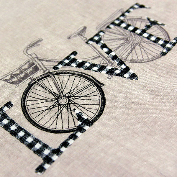 Love in Gingham Bicycle - Image 6