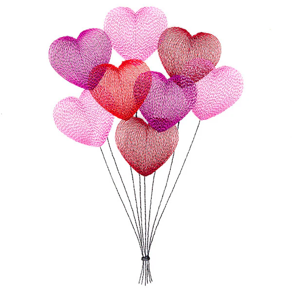 Love is in the Air Balloons - Image 2