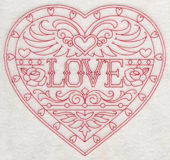 Love (Redwork)