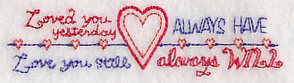 Loved You Yesterday, Love You Still Border (Vintage) - Image 5