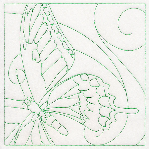 Lovely Butterfly Quilting Square (Double Run) - Image 6