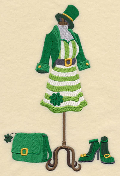Luck o' the Irish Dress Form - Image 3