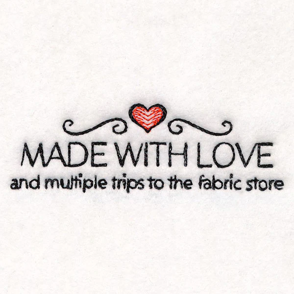 Made with Love & the Fabric Store Label - Image 2