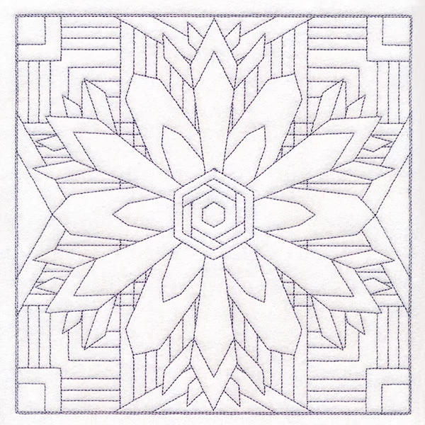 Magic of Snowflakes Quilting 4 (Double Run)