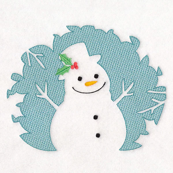 Magical Christmas Creatures - Snowman (Embossed) - Image 8
