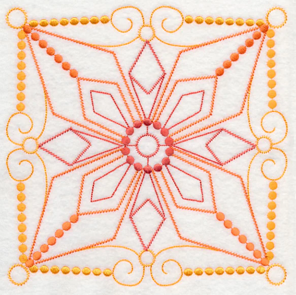 Magical Medallion Square (Candlewicking)