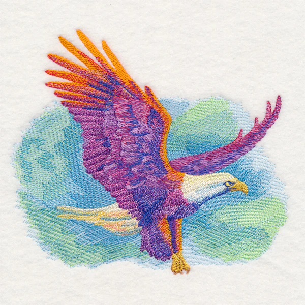 Majestic Eagle in Watercolor - Image 2