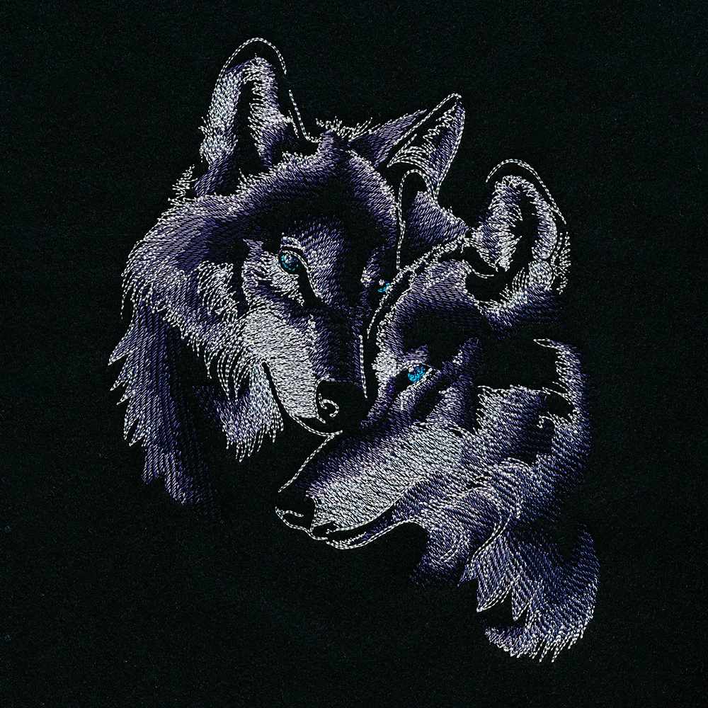 Majestic Wolf Pair