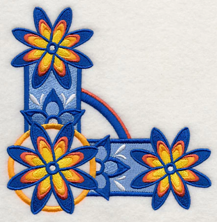 Majolica Flower Corner