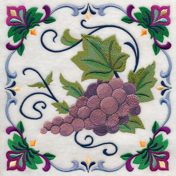 Majolica Grape Square - Image 6