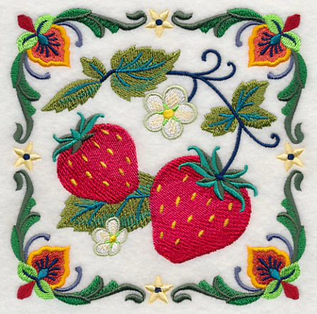 Majolica Strawberry Square - Image 3