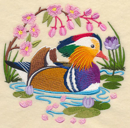 Mandarin Duck Scene - Image 4