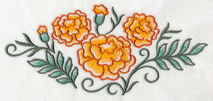 Marigolds in Whimsy Spray - Image 4