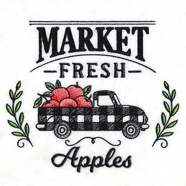 Market Fresh Retro Truck - Apples - Image 5
