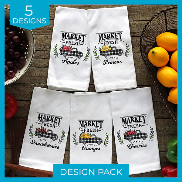 Market Fresh Retro Trucks Design Pack - Image 4