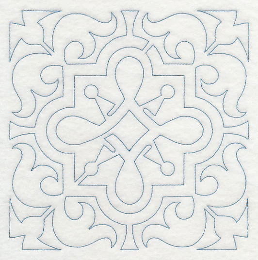 Marrakesh Tile Quilting Square 1 - Image 2