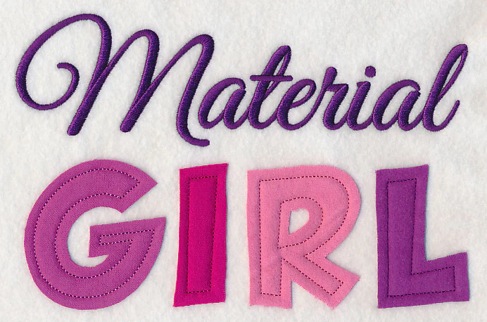 Material Girl (Crafty Cut Applique) - Image 2