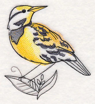 Meadowlark in Watercolor - Image 3