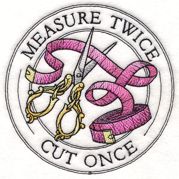 Measure Twice Cut Once Stamp - Image 10