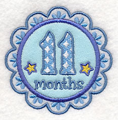 Medallion - 11 Months (Applique) - Image 3