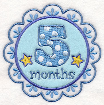 Medallion - 5 Months (Applique) - Image 4