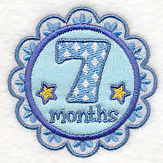 Medallion - 7 Months (Applique) - Image 3