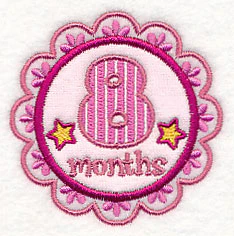 Medallion - 8 Months (Applique) - Image 3
