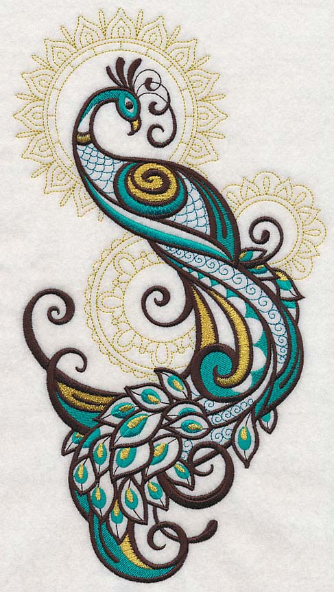 Mehndi Peacock Spray - Image 4