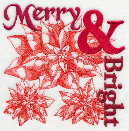 Merry and Bright Christmas Square - Image 3