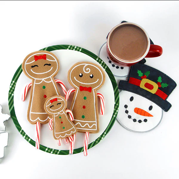 Merry Christmas Snowman Trivet (In-the-Hoop) - Image 2