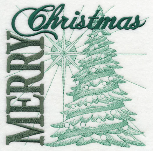 Merry Christmas Tree Square - Image 2